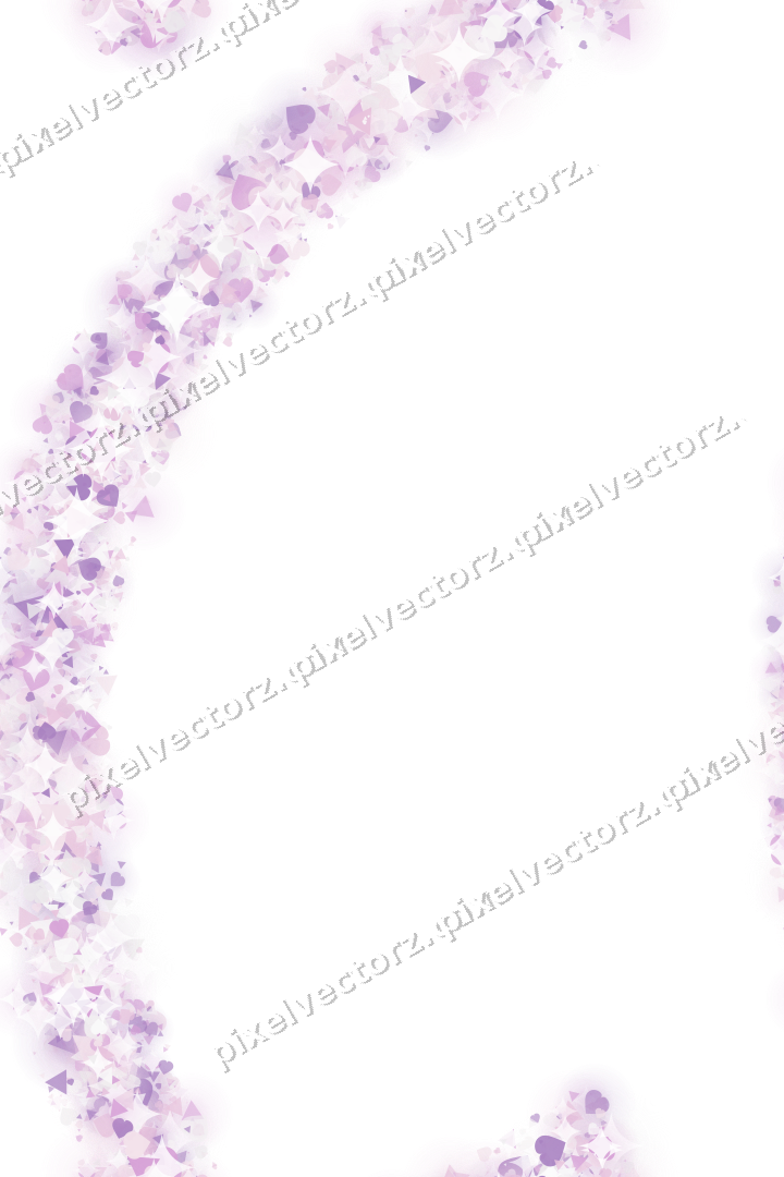 Nahtloser Glitzerbogen in Magenta und Violett auf transparentem Grund
