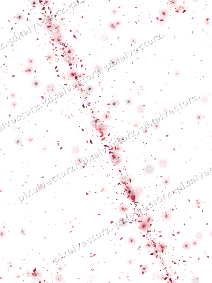Nahtloses Glitzerband aus Tropfen in Rosa auf transparentem Grund