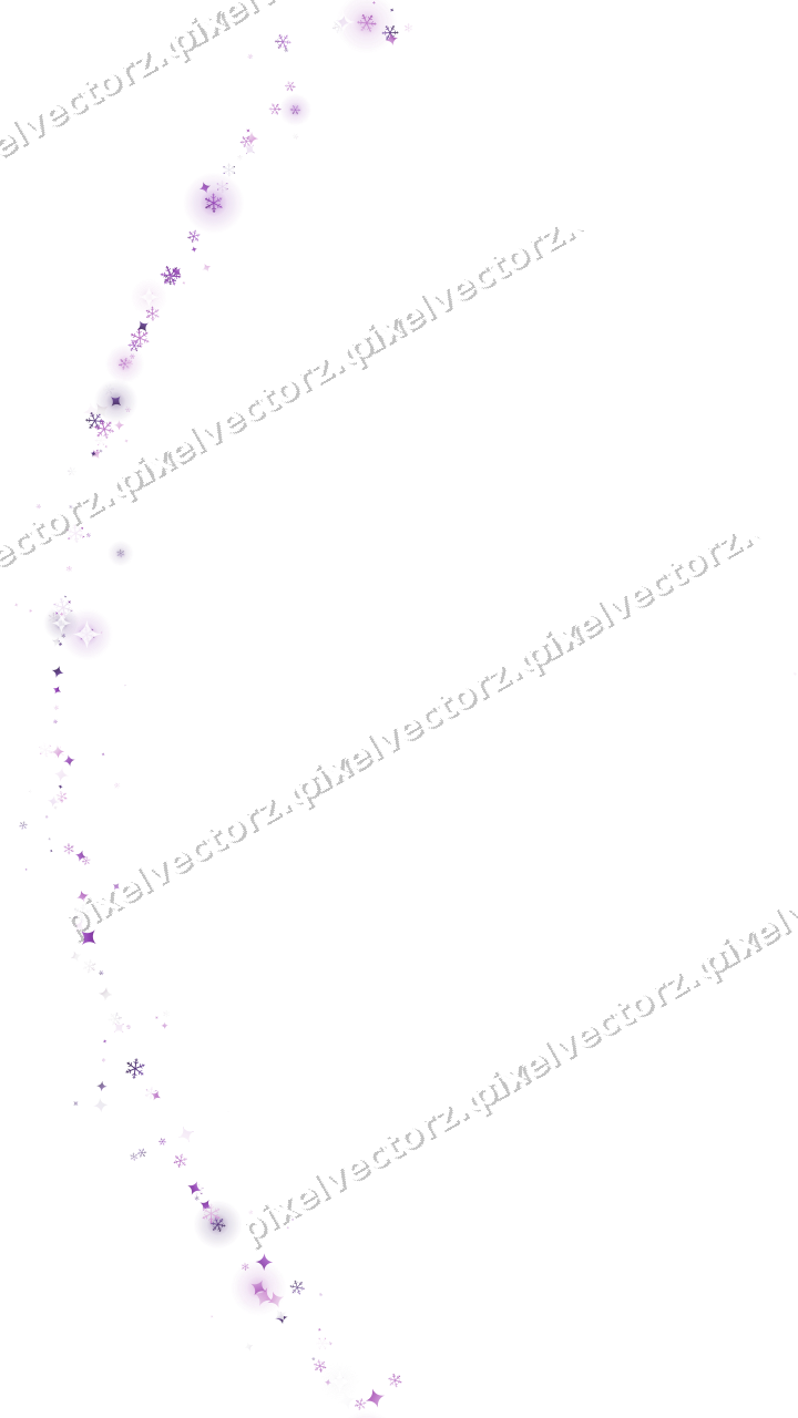 Nahtloser Glitzerbogen in Violett auf transparentem Grund