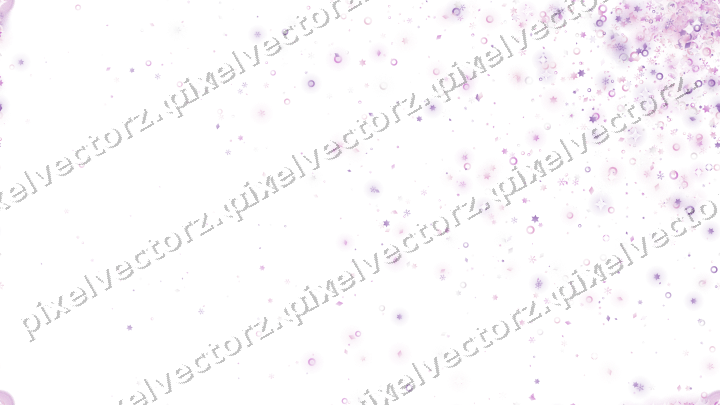 Nahtloser Glitzerfächer in Magenta und Violett auf transparentem Grund