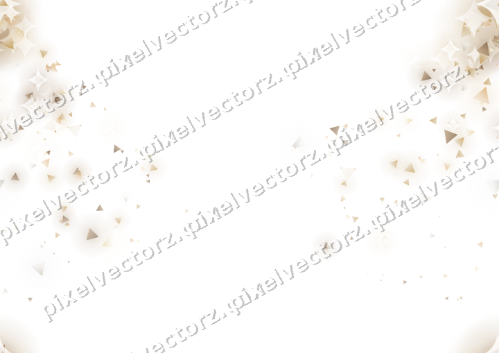 Nahtloser Glitzerfächer aus Dreiecken auf transparentem Grund