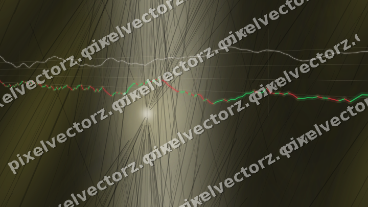 Nahtloser Neon Diagramm Hintergrund in Dunkelbernstein und Gelb