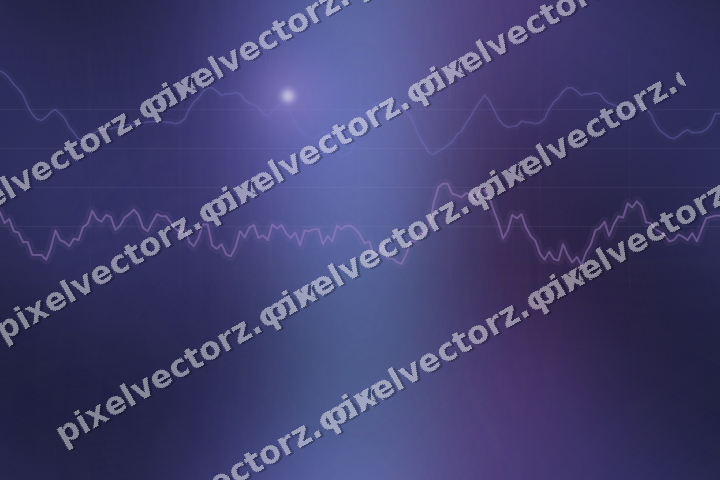 Nahtloser Neon Diagramm Hintergrund in Violett und Blau