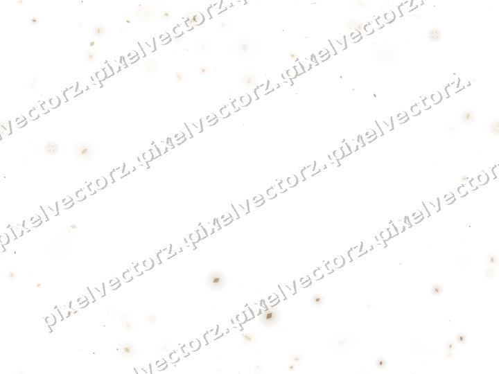 Nahtloser Glitzerkranz aus Tropfen und Rauten auf transparentem Grund