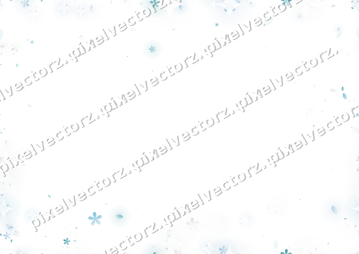 Nahtlose Glitzervignette in Türkis auf transparentem Grund