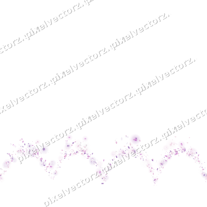 Nahtlose Glitzergirlande in Magenta auf transparentem Grund