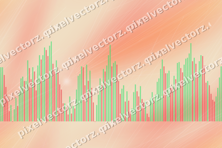 Nahtloser Pastell Diagramm Hintergrund in Rot und Orange
