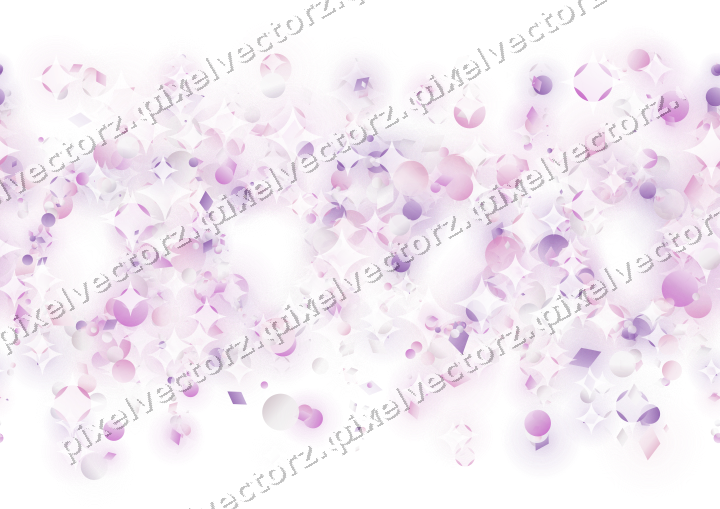 Nahtlose Glitzergirlande in Magenta auf transparentem Grund