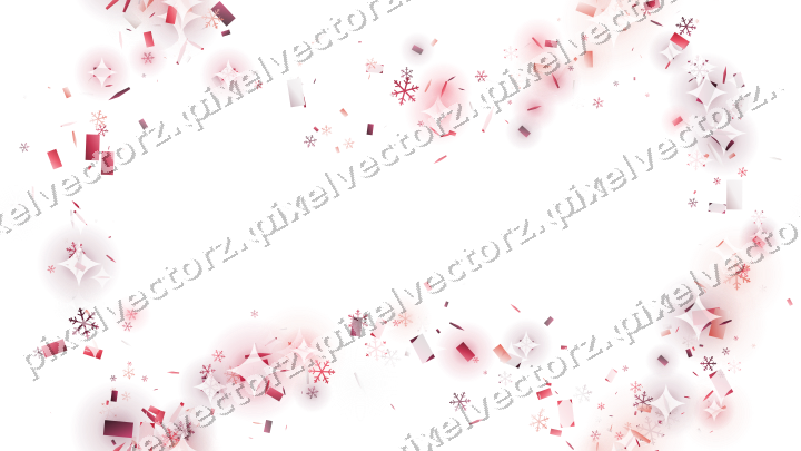 Nahtloser Glitzerkranz in Rosa und Rot auf transparentem Grund