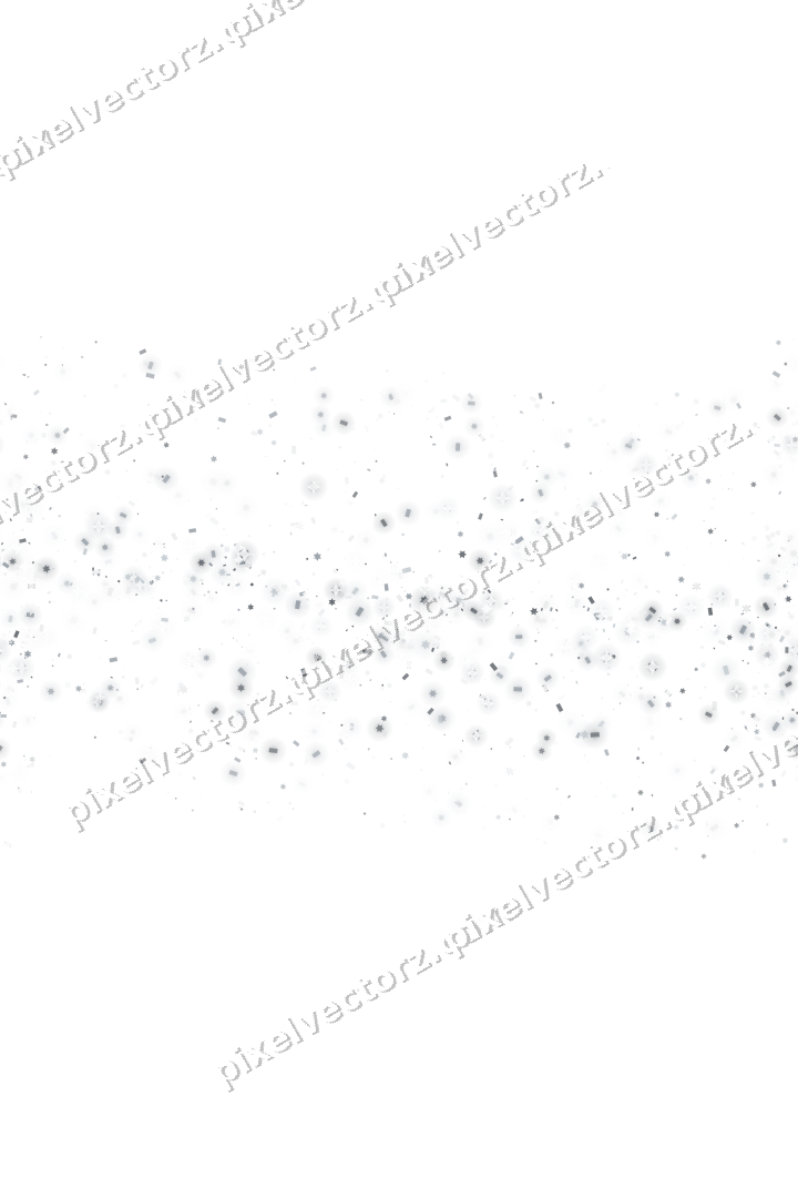 Nahtloses Glitzerband aus Sternen und Konfetti auf transparentem Grund