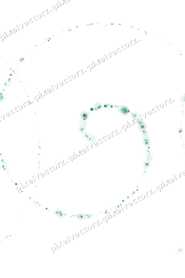 Nahtlose Glitzerspirale auf transparentem Grund