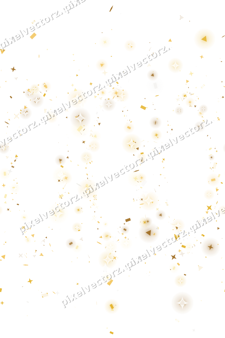 Nahtlose Glitzergirlande auf transparentem Grund