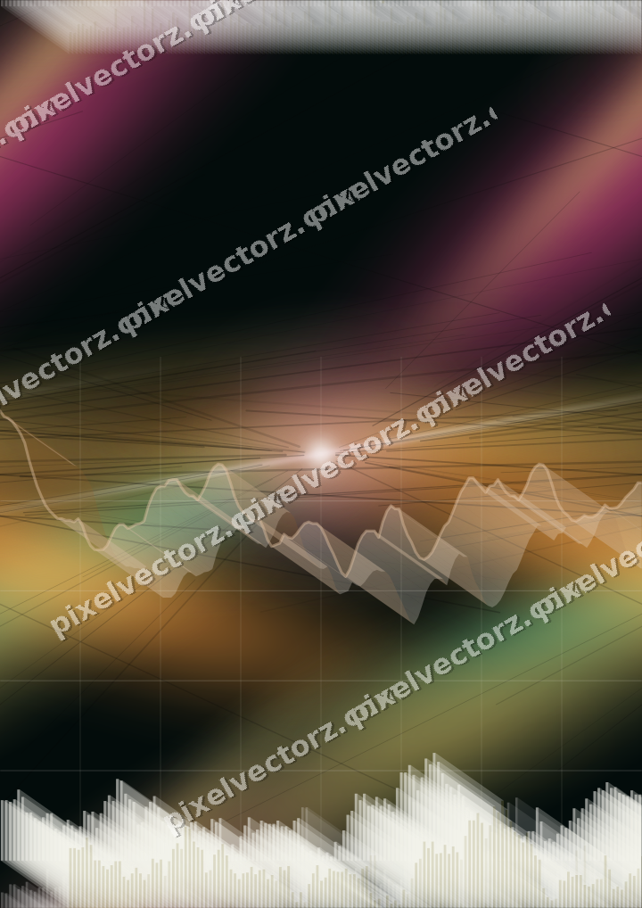 Nahtloser Neon Diagramm Hintergrund in Rosa und Orange