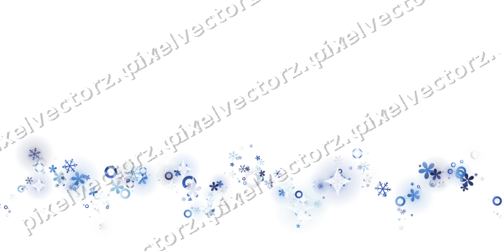 Nahtlose Glitzergirlande in Blau und Türkis auf transparentem Grund