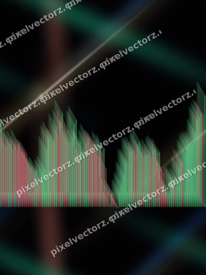 Nahtloser Neon Diagramm Hintergrund in Bernstein und Grün