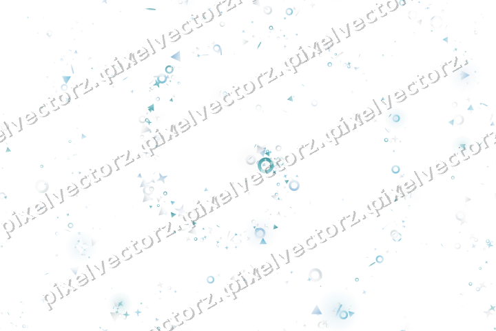 Nahtlose Glitzerspirale aus Sternen und Ringen auf transparentem Grund