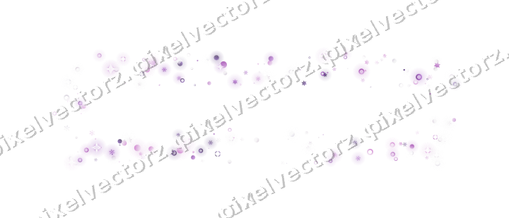 Nahtloser Glitzerrahmen in Violett auf transparentem Grund