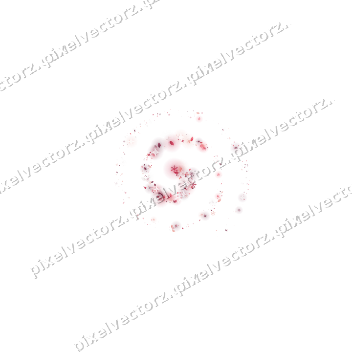 Nahtlose Glitzerspirale in Rosa und Rot auf transparentem Grund