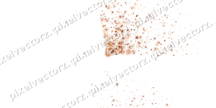 Nahtloser Glitzerfächer aus Sternen und Funken auf transparentem Grund