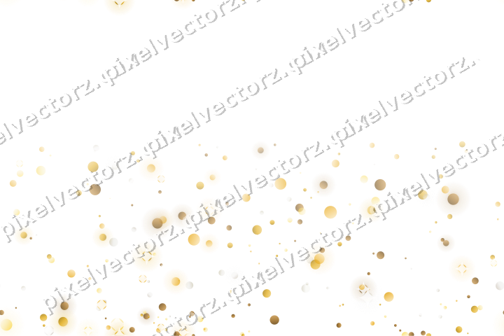 Nahtloser Glitzeraufstieg aus Punkten auf transparentem Grund