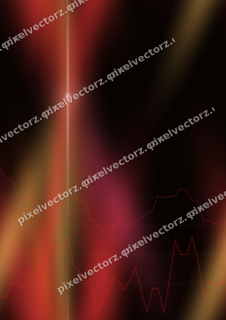 Nahtloser Neon Diagramm Hintergrund in Rot und Orange