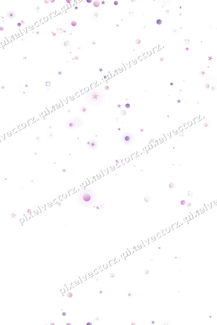Nahtloser Glitzerregen aus Sternen und Punkten auf transparentem Grund