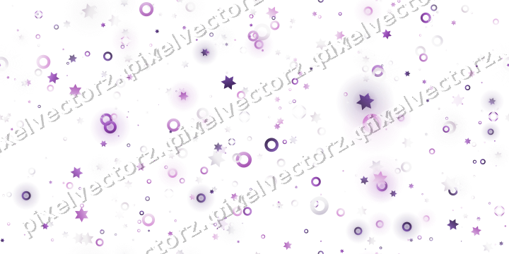 Nahtlose Glitzerstreuung in Violett auf transparentem Grund