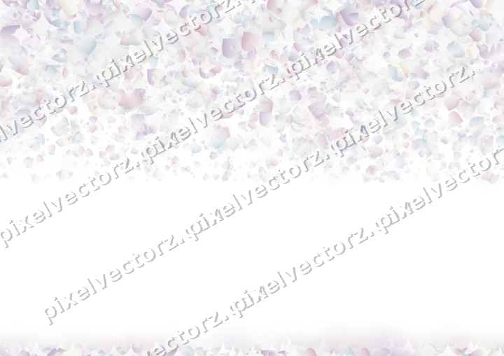 Nahtloser Glitzerregen aus Herzen in Blassrosa auf transparentem Grund