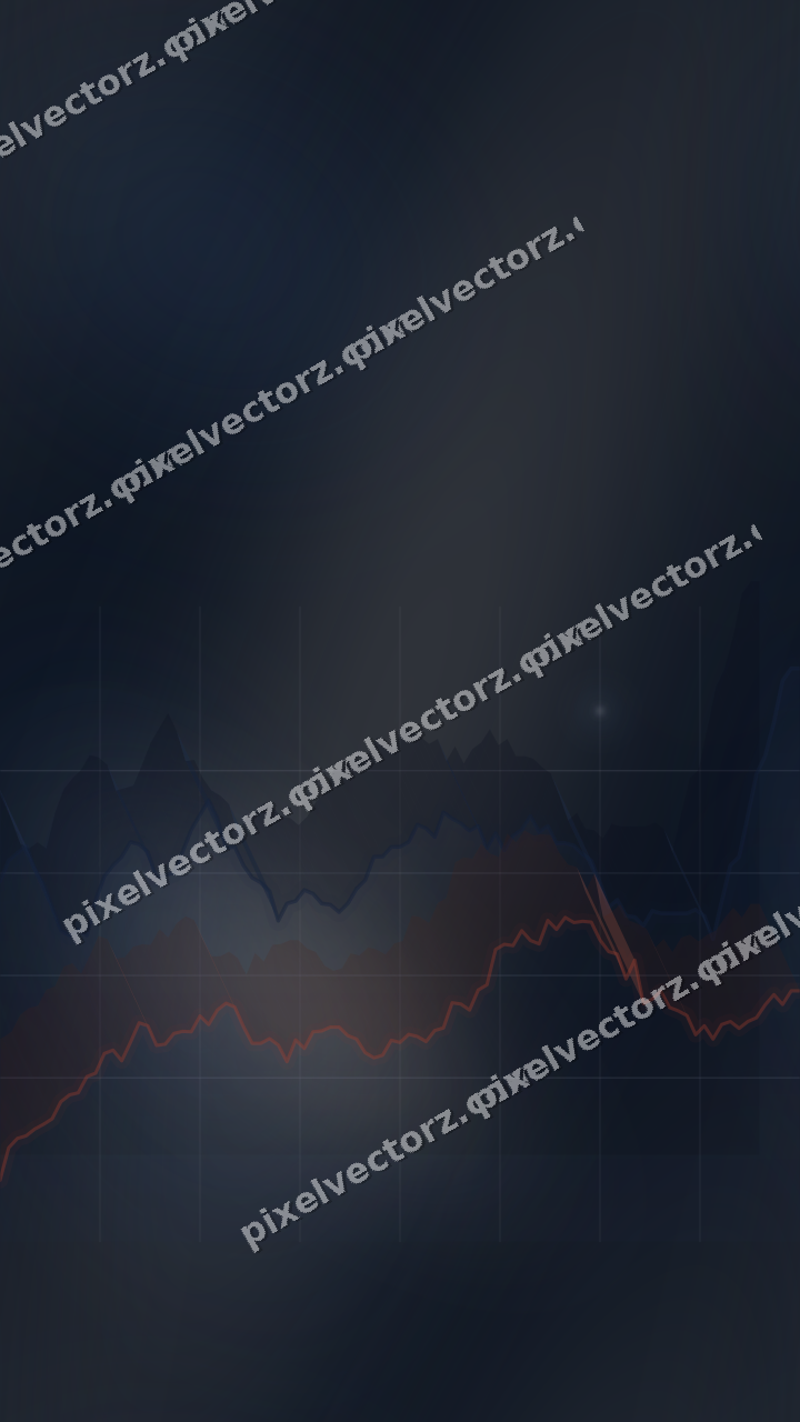 Nahtloser Neon Diagramm Hintergrund in Dunkelblau und Rot