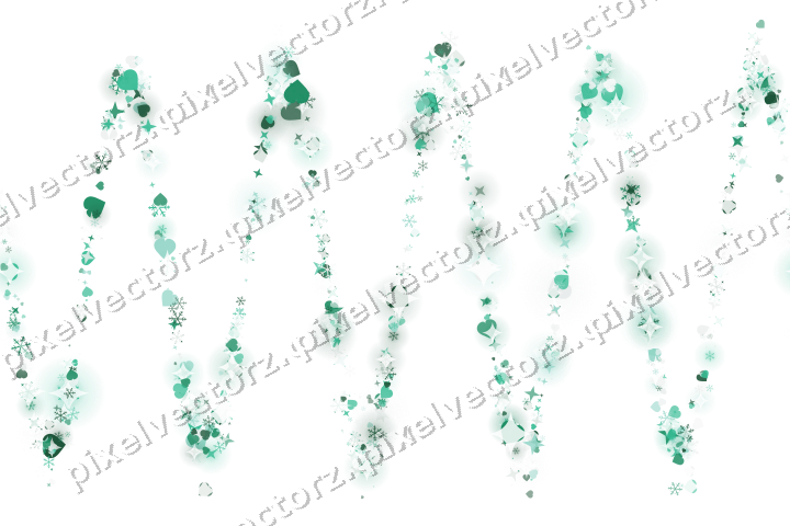 Nahtlose Glitzerwelle auf transparentem Grund