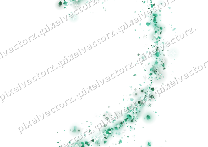 Nahtloser Glitzerbogen auf transparentem Grund