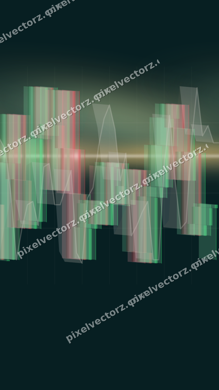 Nahtloser Neon Diagramm Hintergrund in Bernstein und Petrol