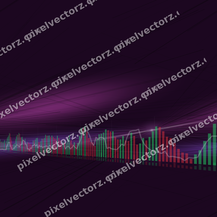 Nahtloser Neon Diagramm Hintergrund in Violett und Blau