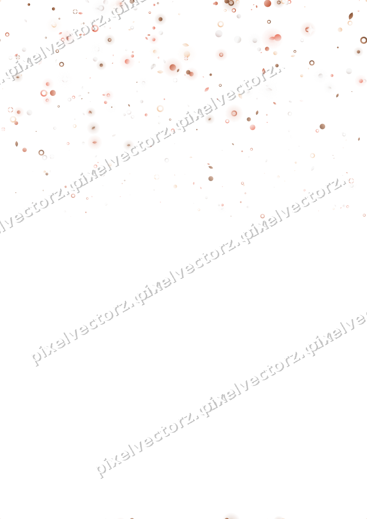 Nahtloser Glitzerregen aus Tropfen und Punkten auf transparentem Grund