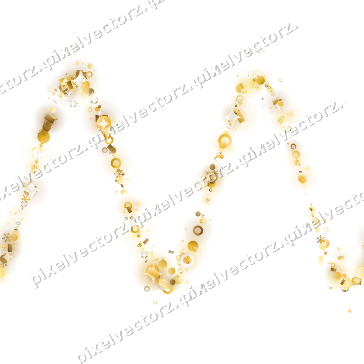 Nahtlose Glitzerwelle auf transparentem Grund