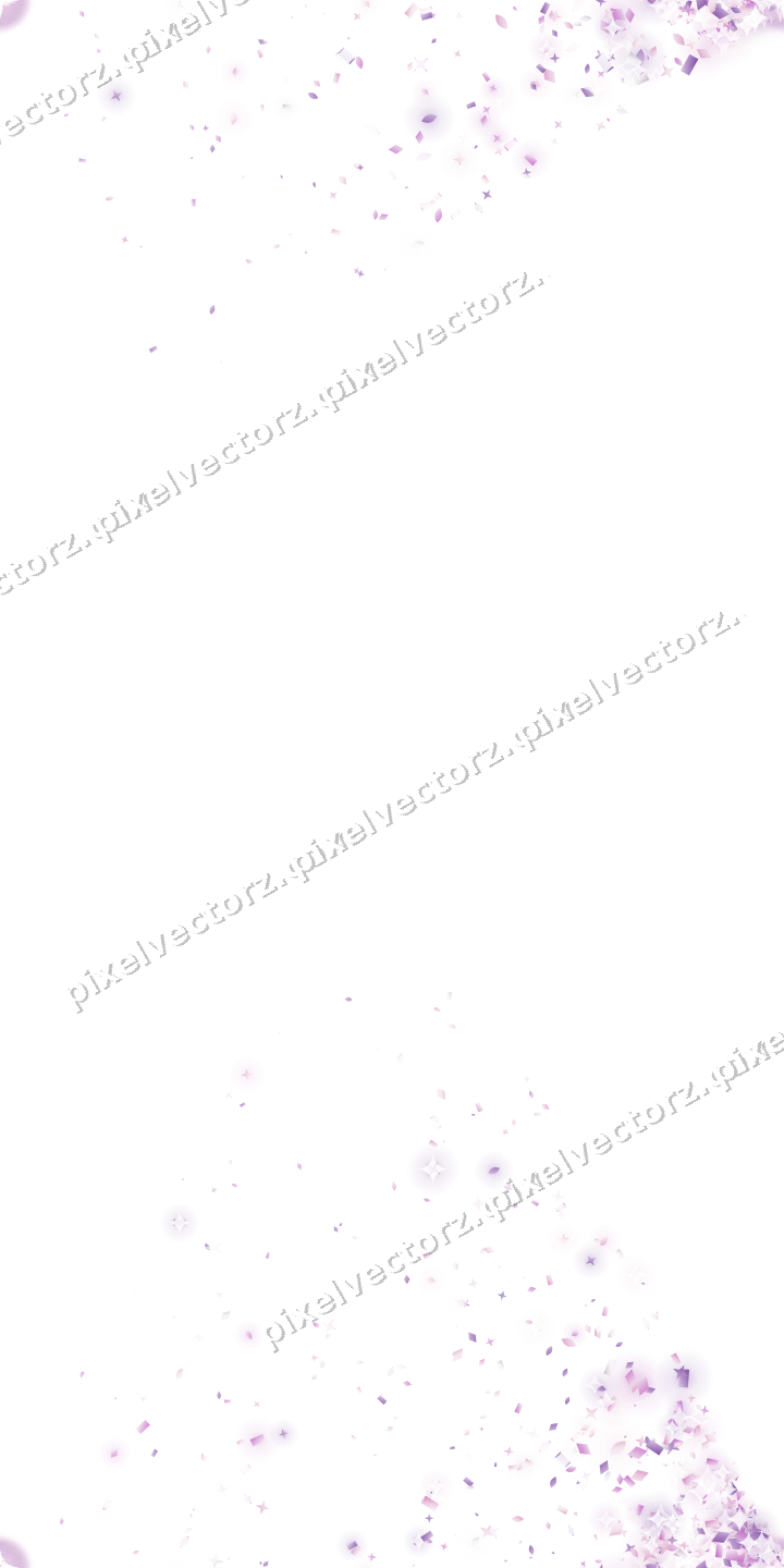 Nahtloser Glitzerfächer in Magenta und Violett auf transparentem Grund