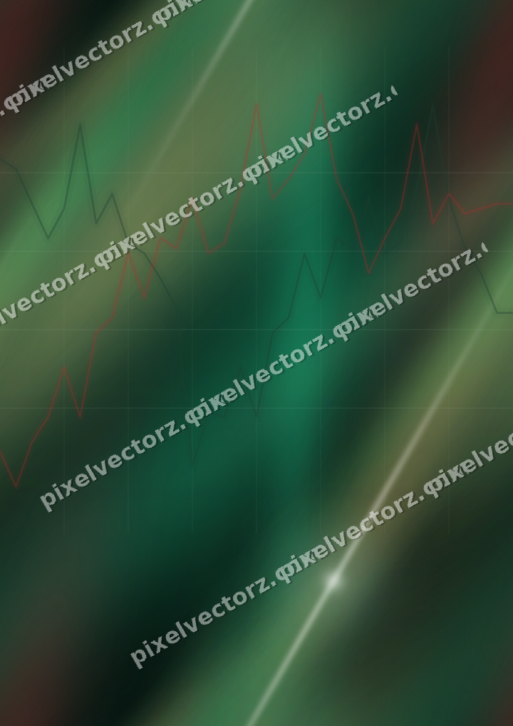 Nahtloser Neon Diagramm Hintergrund in Grün und Rot
