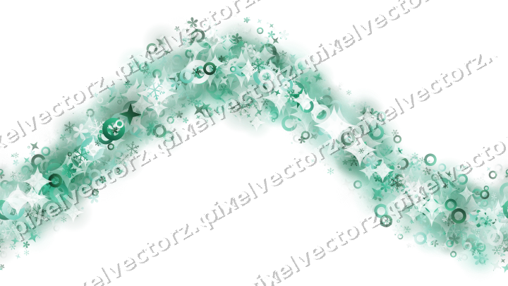 Nahtlose Glitzerwelle auf transparentem Grund