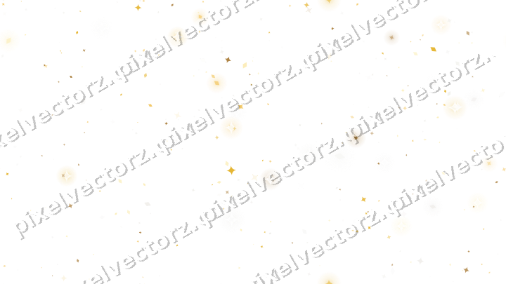 Nahtlose Glitzerstreuung aus Funken und Rauten auf transparentem Grund