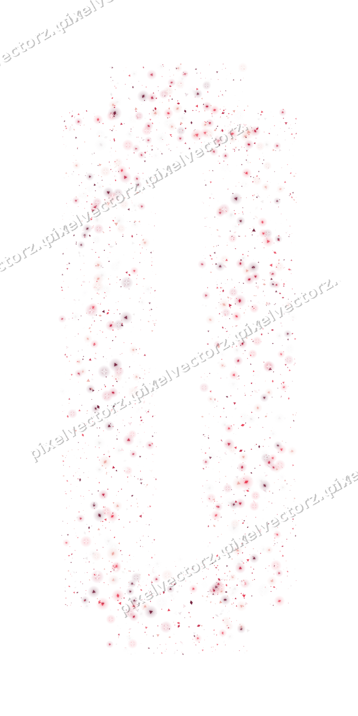 Nahtloser Glitzerrahmen in Rosa und Rot auf transparentem Grund