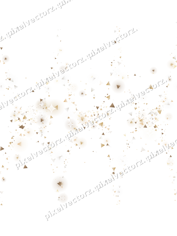 Nahtlose Glitzergirlande aus Dreiecken auf transparentem Grund