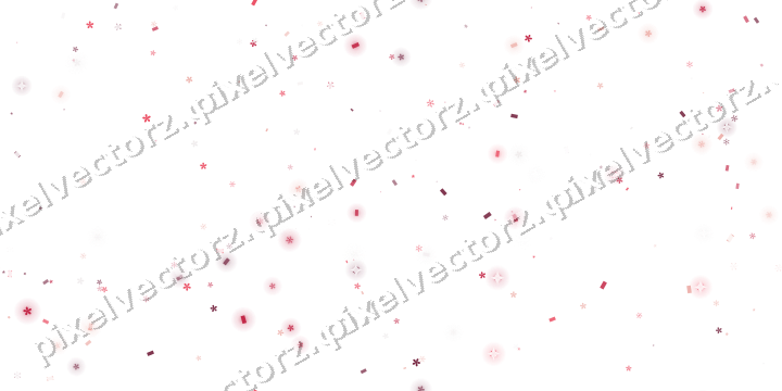 Nahtlose Glitzerstreuung in Rosa und Rot auf transparentem Grund