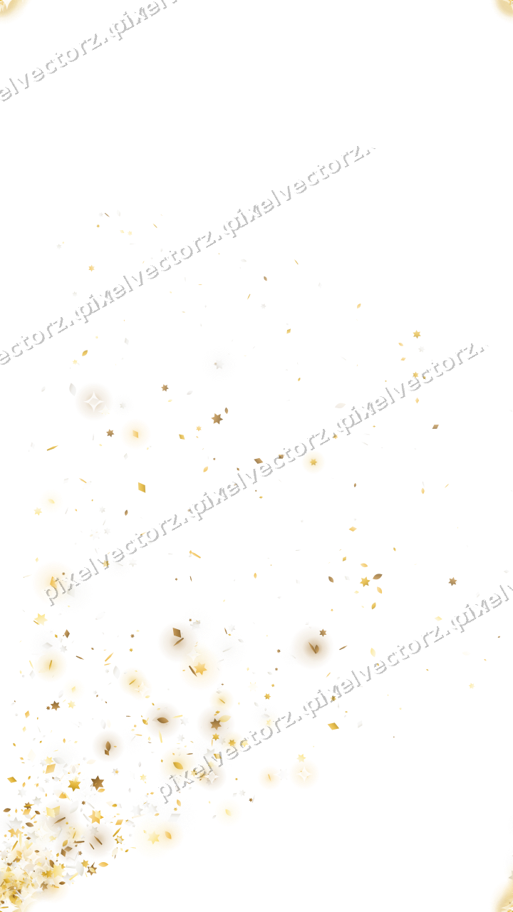 Nahtloser Glitzerfächer auf transparentem Grund