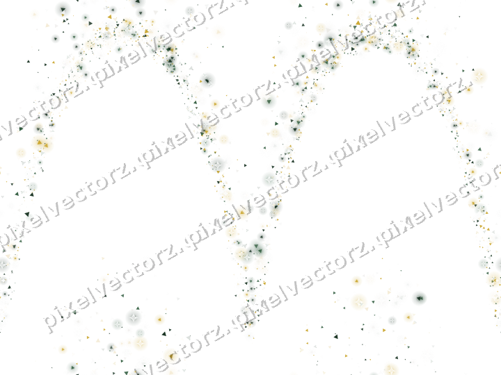 Nahtlose Glitzergirlande aus Dreiecken auf transparentem Grund