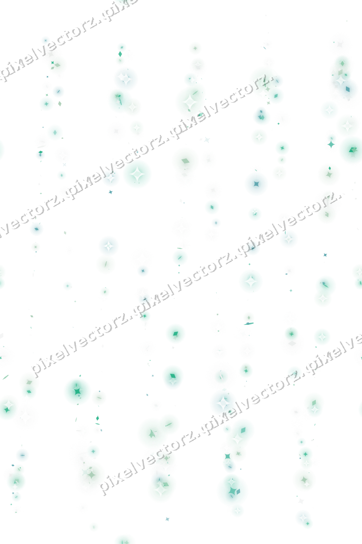 Nahtlose Glitzerwelle aus Funken und Rauten auf transparentem Grund