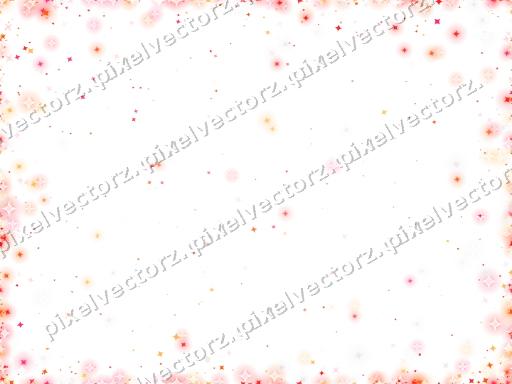 Nahtlose Glitzervignette aus Funken in Rot auf transparentem Grund