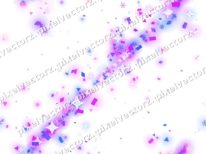 Nahtloses Glitzerband in Violett und Blau auf transparentem Grund