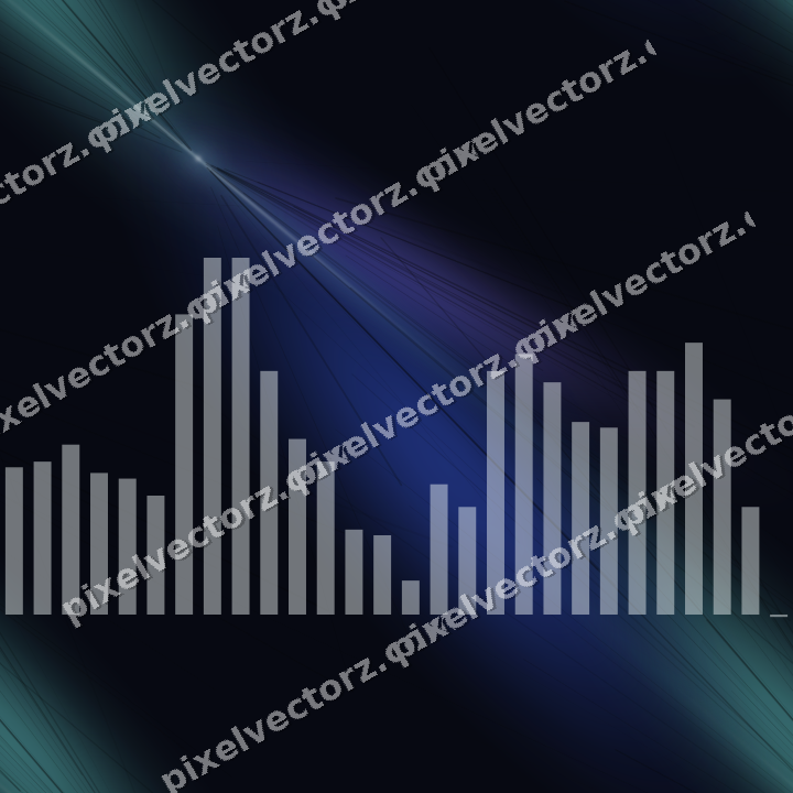 Nahtloser Neon Diagramm Hintergrund in Blau und Türkis