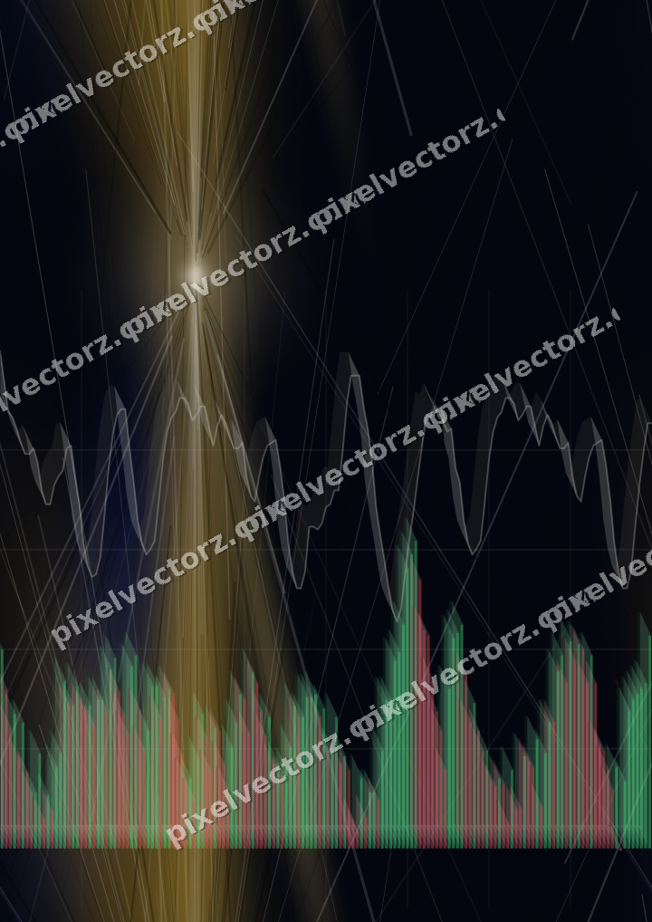 Nahtloser Neon Diagramm Hintergrund in Bernstein und Blau