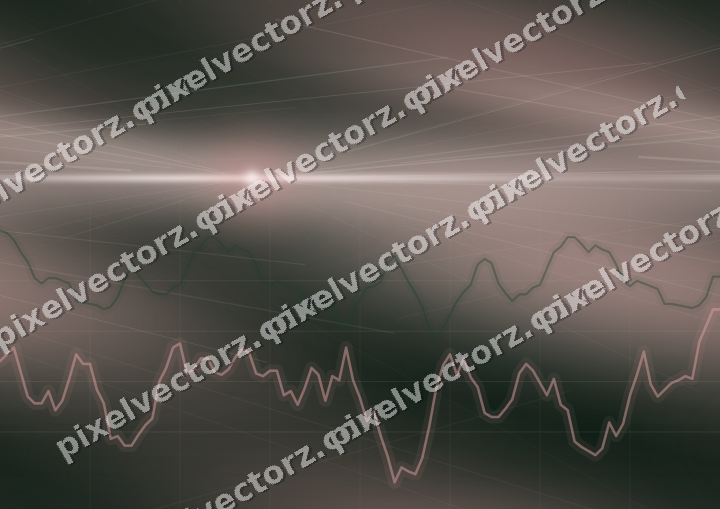 Nahtloser Neon Diagramm Hintergrund in Rot und Dunkelgrün